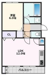 ハコス摂の物件間取画像